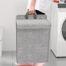 Canasta plegable para ropa sucia, 1 unidad, organizador de ropa para colgar en pared, ideal para baño, dormitorio, sala de estar, organización del hogar