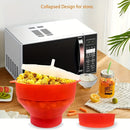 1 ud. Hacedor de Palomitas de Maíz para Microondas HOTPOP - Capacidad Grande de 3L, Bol Plegable Sin BPA, Apto para Lavavajillas, Varios Colores, Sin Necesidad de Electricidad para Noches de Cine en Familia y Fiestas, Regalos de Palomitas, Diseño Plegabl
