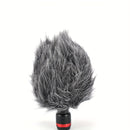 Parasol Esponjoso para Micrófono de Cámara, Filtro Pop para Micrófono de Video, Protector de Viento para Grabación, Podcast, Streaming, Esenciales para Streaming | Parasol de Peluche | Construcción Duradera, Protector de Pantalla de Viento
