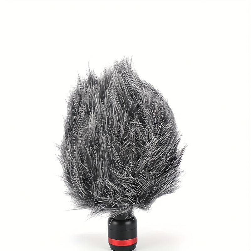 Parasol Esponjoso para Micrófono de Cámara, Filtro Pop para Micrófono de Video, Protector de Viento para Grabación, Podcast, Streaming, Esenciales para Streaming | Parasol de Peluche | Construcción Duradera, Protector de Pantalla de Viento