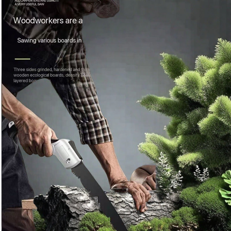 1pc Sierra de Cadena Manual Resistente - Motosierra Plegable para Jardín con Hoja Afilada, Herramienta Manuales para Leña, Podado y Paisajismo - Portátil para Hogar y Profesionales, Uso Exterior - Sin Necesidad de Electricidad, Diseño Plegable, Construcc