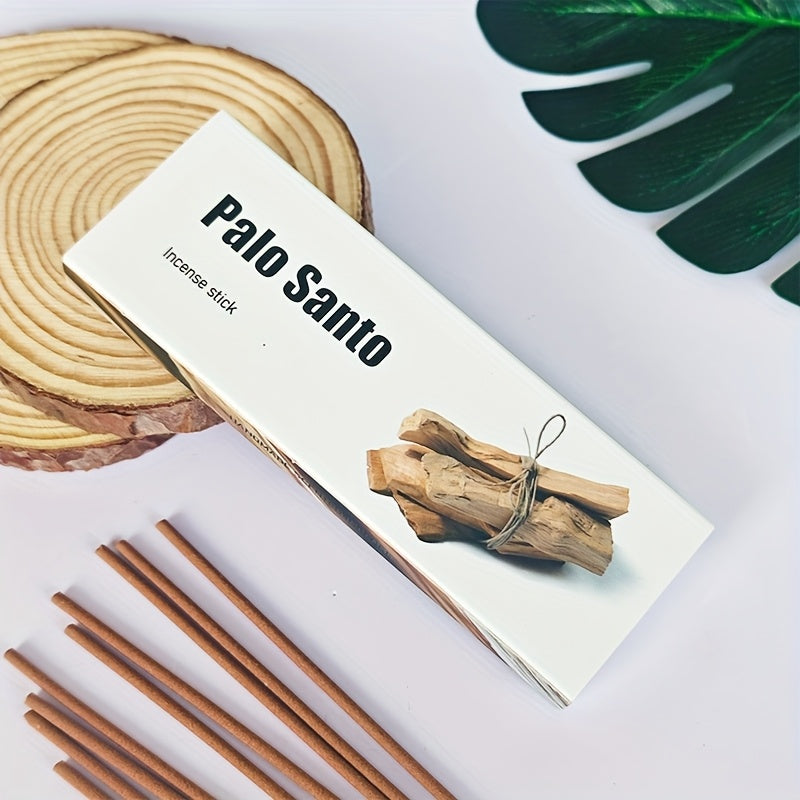 40 varitas de incienso de madera sagrada de alta gama, diámetro grueso de 2.7 mm, aromaterapia natural, ideal para yoga, meditación, purificación y regalos