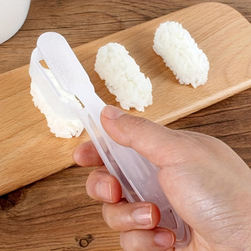 1pc Molde para Bolas de Arroz y Sushi de Fácil Agarre - Fabricante de Cocina Japonesa de Plástico Duradero para Formas Perfectas, Ideal para Cajas Bento y Noches de Sushi Casero, Kit para Hacer Sushi