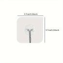 10 piezas de ganchos transparentes, ganchos de pared multiusos, potente ventosa, ganchos de pared para colgar en la cocina, baño, ganchos de utilidad