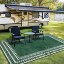 Tapete de poliéster lavable en máquina de 851 gramos/metro cuadrado, decoración de balcón y patio floral, tapete de crema francesa de baja pila, resaltante y brillante, ideal para acampar, tapete de terciopelo ultra-suave antideslizante, lavable en máqui