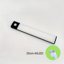 1pc Luz Nocturna LED Ultrafina con Sensor de Movimiento, Recargable por USB para Armario, Brillo Ajustable, Diseño Metálico Moderno, Iluminación de Pared para Cocinas y Dormitorios, Luces LED para Dormitorio