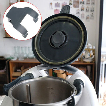 Sujetador de tapa compatible con Thermomix, 1 unidad - Abrazadera de plástico no eléctrica para asas de TM6, TM5 y TM31