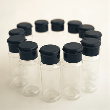 10/12 piezas de botellas de especias resistentes al óxido con tapas fáciles de agitar - Ideal para una cocina eficiente y organizada, mejora la decoración
