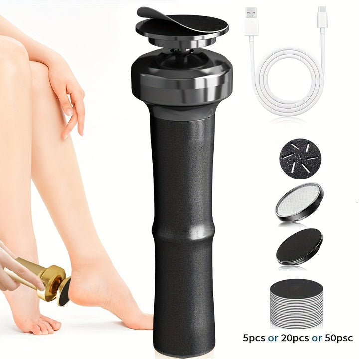 Amoladora de Pies Portátil, Ligera y Eléctrica para Exfoliación y Cuidado del Talón
