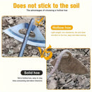 1 pieza, herramienta de regadío y plantación hueca de acero de 13 pulgadas - Tenaz de jardinería ergonómica con cuchillas de dientes afilados para un eficiente control de malezas, estructura metálica duradera, no requiere batería - Adecuada para jardines