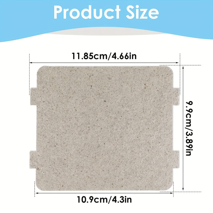 6 piezas Universales de Repuestos de Guías de Onda de Mica para Horno Microondas, Piezas de Repuesto Resistentes a Altas Temperaturas, Hojas de Aislamiento Térmico para Reparación de Microondas