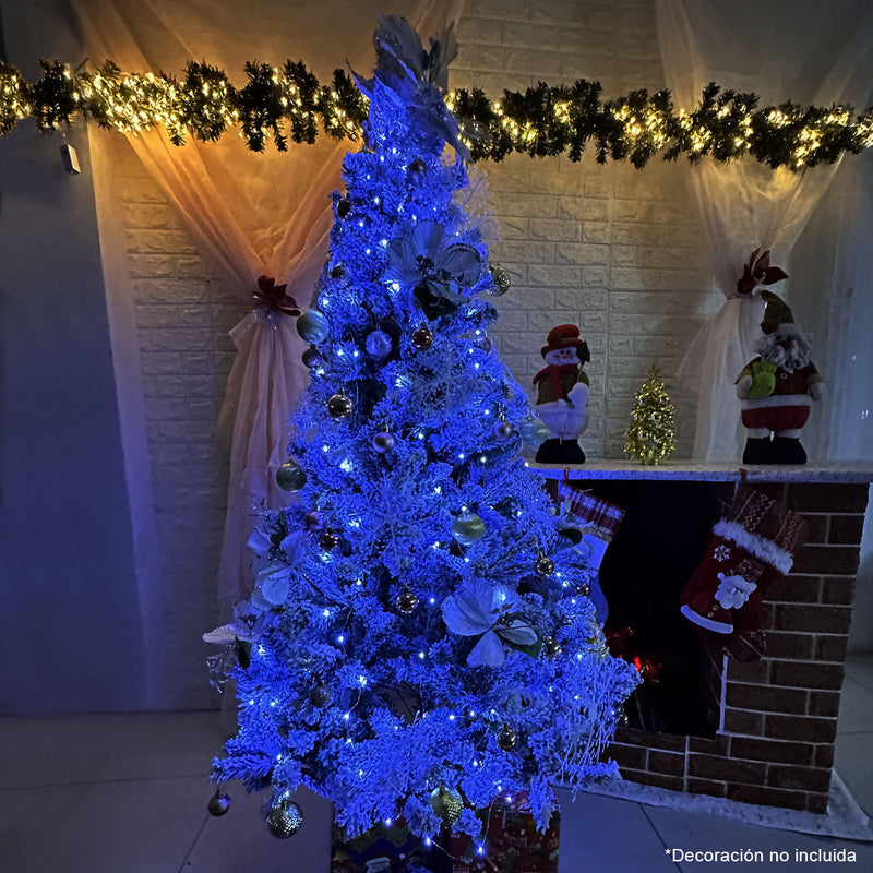 Árbol Navidad Efecto Nevado 1.80m 370 Ramas ANTYU1-180SNOW