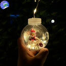 Cortina Intercalada Papá Noel Bolas con Aros 3M 150 LEDS CBN150N