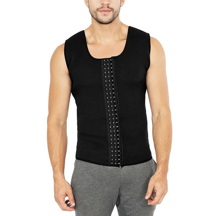 Chaleco Broches Reductor Hombre Faja Neopreno RF 0025