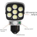 Lámpara Led Panel Solar Y Sensor De Movimiento Tipo Cámara