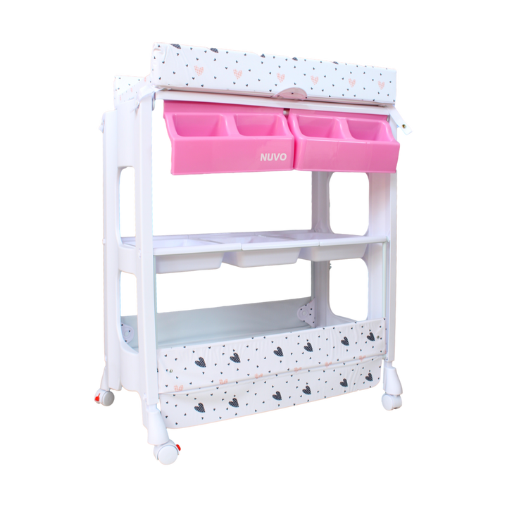 BAÑERA DE PIE CAMBIADOR TIN-103 BEBESITO CORAZÓN