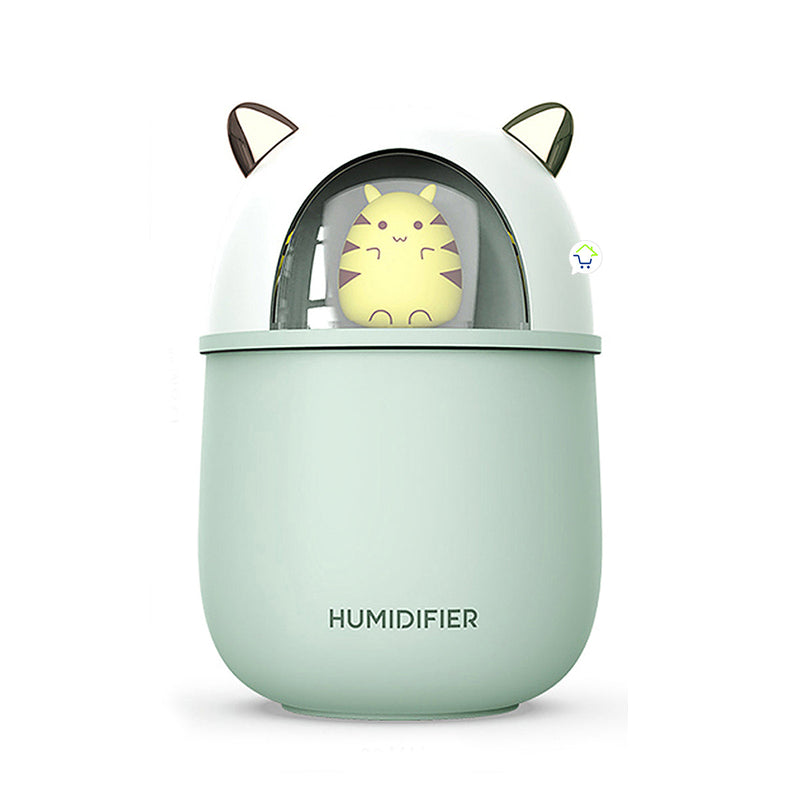 Humidificador Difusor Aromas LED Kawaii Ambientador Aromaterapia A108