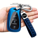 1pc Funda de Llave para Coche a la Moda Resistente a Arañazos Adecuada para Modelo de Alta Gama