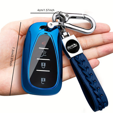 1pc Funda de Llave para Coche a la Moda Resistente a Arañazos Adecuada para Modelo de Alta Gama