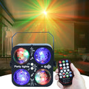 1PC luz de iluminación comercial, bola mágica de cristal para fiestas disco, DJ autónomo con control por voz, decoración ideal para karaoke, vacaciones y regreso a clases [con control remoto pero sin batería]