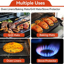 Liner de horno de alta resistencia extra grande, no adherente, reutilizable y apto para alimentos, hecho de Teflón, ideal para Halloween, Día del Trabajo, Navidad, Pascua y Acción de Gracias. Material de PVC, no requiere batería, accesorio para horno.