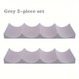 Juego de 2 piezas de estante de almacenamiento para latas de vino tinto de 11.5 pulgadas, estante de almacenamiento de vino, adecuado para comedores, salas de estar, escaparates, cocinas, etc