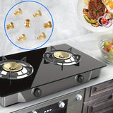 Kit de Conversión de Boquilla de Chorro para Estufa/Horno de Cobre STPCTOU de 36 piezas, Puntas de Rociador de Gas M6x0.75mm, Piezas de Repuesto para Propano LP y Gas Natural, Rango de Orificio de 0.3-1.9mm