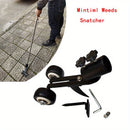 Herramienta Manual de Deshierbe Pesada con Rodillo - Eliminación Eficiente de Malezas para Césped, Jardín y Caminos - Sin Necesidad de Electricidad, Portátil para Espacios Estrechos y Bordes - Ideal para Hogar y Paisajismo Profesional, Desmalezadora Ergo