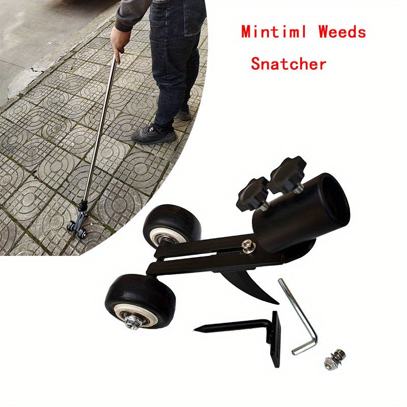 Herramienta Manual de Deshierbe Pesada con Rodillo - Eliminación Eficiente de Malezas para Césped, Jardín y Caminos - Sin Necesidad de Electricidad, Portátil para Espacios Estrechos y Bordes - Ideal para Hogar y Paisajismo Profesional, Desmalezadora Ergo