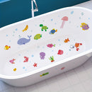 1 Juego de 6 Pegatinas Antideslizantes para Bañera con Patrones Creativos de Animales Subacuáticos, Pegatinas para Baño, Pegatinas para Bañera Esmeriladas