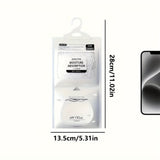 Juego de 3/6/12 bolsas deshumidificadoras colgantes, gran capacidad, desecante de sílice, absorbe humedad, ideal para armarios, dormitorios y gabinetes de baño, paquete reutilizable