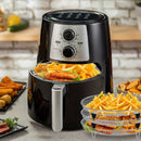 Juego de 3 Cestas para Freidora de Aire de Acero Inoxidable, Grado Alimenticio, Fácil de Limpiar y Apilable - Ideal para Hornear, Deshidratar y Cocinar una Variedad de Alimentos Incluyendo Nuggets de Pollo y Papas Fritas, Accesorios para Freidora de Aire
