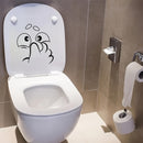 1pc Calcomanía Humorística para Inodoro, de Plástico, Autoadhesiva, Decoración para Inodoro