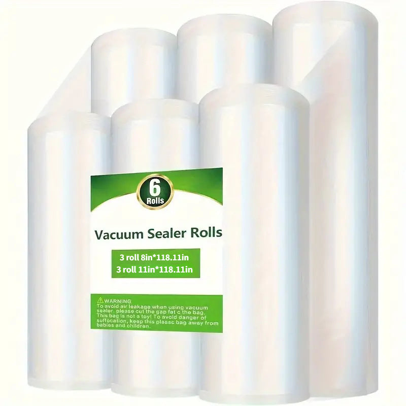 Bolsas resistentes para sellado al vacío, ideales para conservar alimentos, aptas para envasado al vacío, libres de BPA, resistentes a perforaciones y de calidad comercial