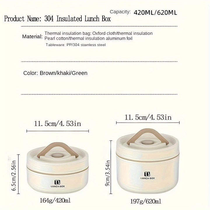 Caja de almuerzo 2/3/4 piezas, contenedores de alimentos a prueba de fugas con bolsa de transporte, acero inoxidable 304, apto para microondas, tema frutas, funcionamiento manual, forma redonda, material PP, caja de almuerzo escolar, caja de almuerzo