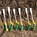 Regalo de herramienta de agricultura filial para el Día del Noveno, un juego de dos palas de jardinería engrosadas para cavar hierbas, desmalezar y trasplantar plántulas, ideales para jardines o balcones de ancianos, con dobles asas antideslizantes para