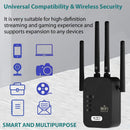 Repetidor de Wi-Fi, Extensor de Wi-Fi, Fortalecimiento de la Fuerza del Señal 2.4G, Amplia Cobertura, Superación de Limitaciones Espaciales, Configuración de Un Solo Click, Cobertura Integral, Rotación Flexible de la Antena, Intensidad de Señal Ajustable