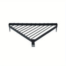 1/2 piezas de estante triangular anti-escaldaduras para encimera de cocina y esquina de pared - soporte aislado para ollas, colgador para secar platos, organizador de almacenamiento de estufa - accesorio de cocina