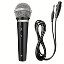 Microfono Dinámico Rzosom con Cable y Conector de 6.5mm - , para Karaoke, Presentaciones en Vivo, Reuniones y Streaming Doméstico, Alimentación por DC, Malla Reductora de Explosivos, Diseño Elegante, Equipo de Audio para Reuniones, Construcción Robusta,