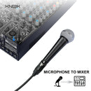 2 unidades de cables de micrófono XLR a XLR de alta calidad, masculino a femenino, con cobre libre de oxígeno (OFC) y trenzado de nailon, negro, 1,5 metros, para micrófono, escenario, estudio, estudio en casa.