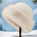 Gorro de Invierno Grueso y Cálido para Damas con Forro de Peluche - Estilo Gorra de Pescador Protección para las Orejas | Regalo Ideal de Navidad
