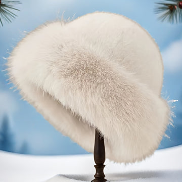 Gorro de Invierno Grueso y Cálido para Damas con Forro de Peluche - Estilo Gorra de Pescador Protección para las Orejas | Regalo Ideal de Navidad