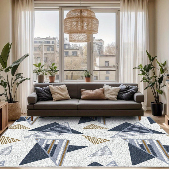 1 Alfombra Bohemia para Exteriores, Fácil de Limpiar y Plegable – Suave, Duradera y Lavable a Máquina para Sala, Dormitorio, Comedor o Jardín