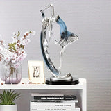 Estatua de Bailarina de Ballet 1 pieza - Escultura de Resina Hecha a Mano con Posición Compleja de Bailarina, Decoración para Interiores/Exteriores en Sala de Estar, Dormitorio, Oficina, Estante, Escritorio - Pieza Central Elegante