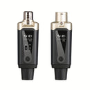 Sistema de micrófono inalámbrico LMBGM 48V, XLR a Lightning/Mixer/Amp de guitarra enchufado, carga USB-C, 1.0W, 2.5W potencia máxima, micrófono dinámico y capacitivo para producción de música, mejora de calidad de sonido, regalo ideal de Navidad, transmi