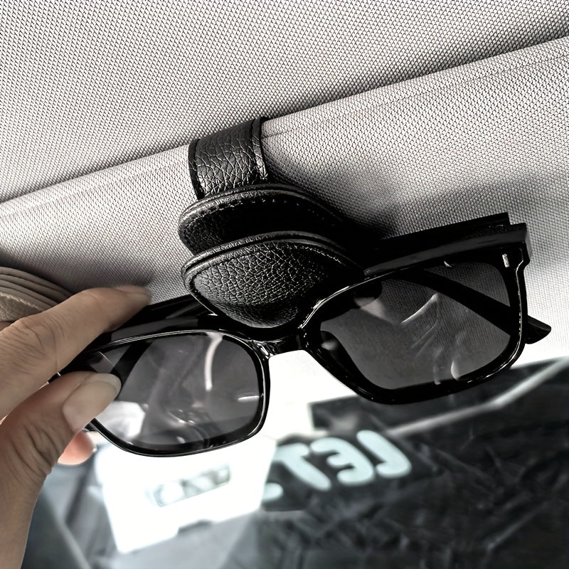 [Clip Universal para Visera de Sol] Clip Universal de PVC para Visera de Sol de Auto - 1 ud Soporte para Lentes de Auto - Accesorios Interiores para Vehículos