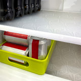 1 Rollo de Forro de Estantería y Cajón Claro, 29,97 cm * 149,86 cm Forros de Gabinete Premium sin Adhesivo y Antideslizantes para Protección contra Rasguños, escritorio, Refrigerador, Estanterías, Cajones con Diseño Moderno