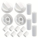 Juego de Repuesto para Perillas de Estufa de Gas, 4 piezas con Diámetro Interior de 6mm/8mm