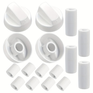 Juego de Repuesto para Perillas de Estufa de Gas, 4 piezas con Diámetro Interior de 6mm/8mm