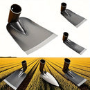 Pala de jardín de acero de manganeso de alta resistencia - Ideal para cavar suelo, desmalezar y plantar verduras y flores | Diseño robusto de cuchara de metal, dientes afilados para cavar de manera eficiente